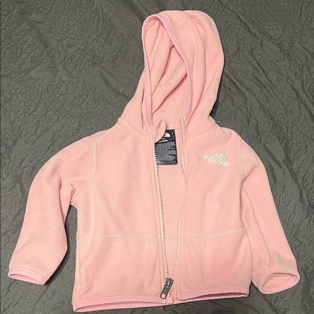 The North Face Kids Light Pink Zip-Up Hoodie